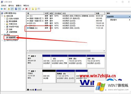 win7系统隐藏磁盘的具体处理对策